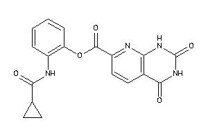 2,4-diketo-1H-pyrido[2,3-d]pyrimidine-7-carboxylic Acid [2-(cyclopropanecarbonylamino)phenyl] Ester