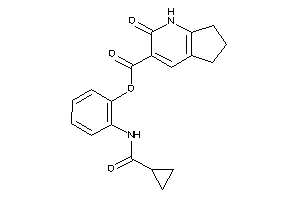 Image of 2-keto-1,5,6,7-tetrahydro-1-pyrindine-3-carboxylic Acid [2-(cyclopropanecarbonylamino)phenyl] Ester