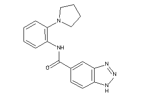 Image of N-(2-pyrrolidinophenyl)-1H-benzotriazole-5-carboxamide