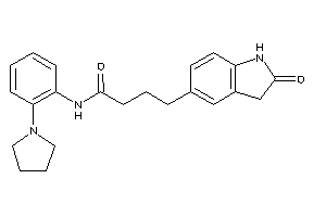 4-(2-ketoindolin-5-yl)-N-(2-pyrrolidinophenyl)butyramide