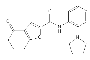 4-keto-N-(2-pyrrolidinophenyl)-6,7-dihydro-5H-benzofuran-2-carboxamide