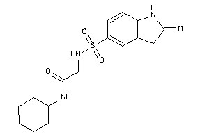 N-cyclohexyl-2-[(2-ketoindolin-5-yl)sulfonylamino]acetamide