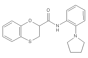 Image of N-(2-pyrrolidinophenyl)-2,3-dihydro-1,4-benzoxathiine-2-carboxamide