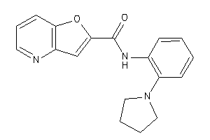 N-(2-pyrrolidinophenyl)furo[3,2-b]pyridine-2-carboxamide