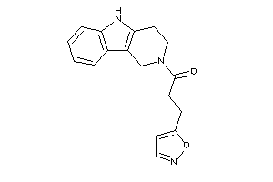 3-isoxazol-5-yl-1-(1,3,4,5-tetrahydropyrido[4,3-b]indol-2-yl)propan-1-one