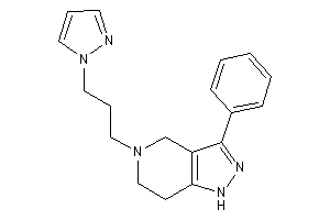 3-phenyl-5-(3-pyrazol-1-ylpropyl)-1,4,6,7-tetrahydropyrazolo[4,3-c]pyridine