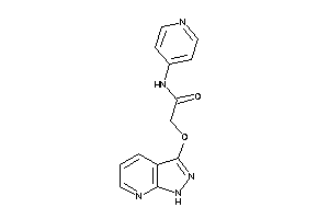 2-(1H-pyrazolo[3,4-b]pyridin-3-yloxy)-N-(4-pyridyl)acetamide