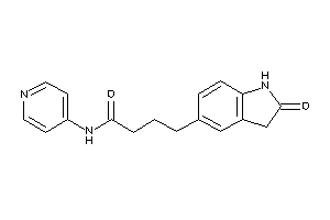 4-(2-ketoindolin-5-yl)-N-(4-pyridyl)butyramide