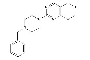 Image of 2-(4-benzylpiperazino)-7,8-dihydro-5H-pyrano[4,3-d]pyrimidine