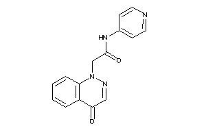 2-(4-ketocinnolin-1-yl)-N-(4-pyridyl)acetamide