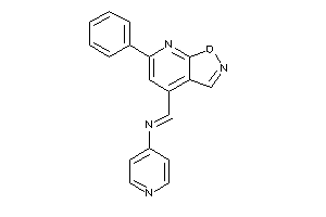 (6-phenylisoxazolo[5,4-b]pyridin-4-yl)methylene-(4-pyridyl)amine