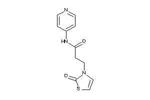 3-(2-keto-4-thiazolin-3-yl)-N-(4-pyridyl)propionamide