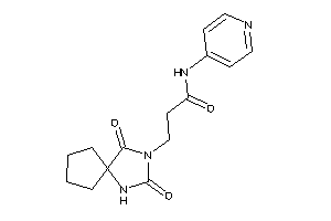 Image of 3-(2,4-diketo-1,3-diazaspiro[4.4]nonan-3-yl)-N-(4-pyridyl)propionamide