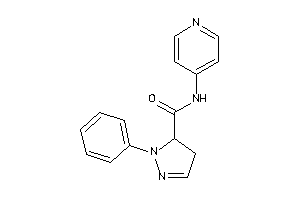 2-phenyl-N-(4-pyridyl)-2-pyrazoline-3-carboxamide