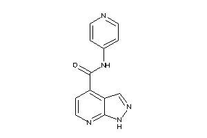 N-(4-pyridyl)-1H-pyrazolo[3,4-b]pyridine-4-carboxamide