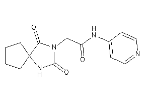 Image of 2-(2,4-diketo-1,3-diazaspiro[4.4]nonan-3-yl)-N-(4-pyridyl)acetamide