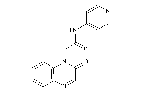 2-(2-ketoquinoxalin-1-yl)-N-(4-pyridyl)acetamide