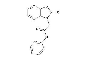 2-(2-keto-1,3-benzoxazol-3-yl)-N-(4-pyridyl)acetamide