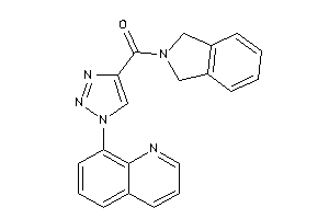 Isoindolin-2-yl-[1-(8-quinolyl)triazol-4-yl]methanone