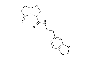 N-homopiperonyl-5-keto-3,6,7,7a-tetrahydro-2H-pyrrolo[2,1-b]thiazole-3-carboxamide