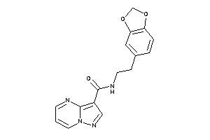 N-homopiperonylpyrazolo[1,5-a]pyrimidine-3-carboxamide