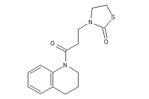 3-[3-(3,4-dihydro-2H-quinolin-1-yl)-3-keto-propyl]thiazolidin-2-one