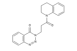 3-[3-(3,4-dihydro-2H-quinolin-1-yl)-3-keto-propyl]-1,2,3-benzotriazin-4-one