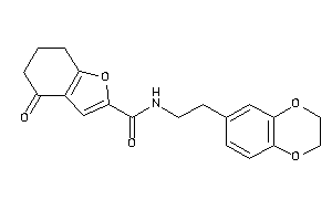 N-[2-(2,3-dihydro-1,4-benzodioxin-6-yl)ethyl]-4-keto-6,7-dihydro-5H-benzofuran-2-carboxamide