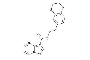 N-[2-(2,3-dihydro-1,4-benzodioxin-6-yl)ethyl]pyrazolo[1,5-a]pyrimidine-3-carboxamide