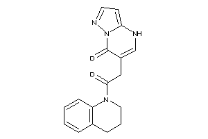 Image of 6-[2-(3,4-dihydro-2H-quinolin-1-yl)-2-keto-ethyl]-4H-pyrazolo[1,5-a]pyrimidin-7-one
