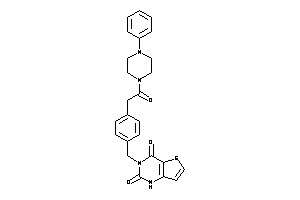 3-[4-[2-keto-2-(4-phenylpiperazino)ethyl]benzyl]-1H-thieno[3,2-d]pyrimidine-2,4-quinone