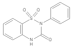 1,1-diketo-2-phenyl-4H-benzo[e][1,2,4]thiadiazin-3-one