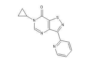 6-cyclopropyl-3-(2-pyridyl)isothiazolo[4,5-d]pyrimidin-7-one