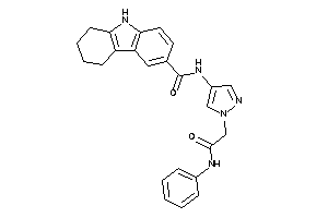 N-[1-(2-anilino-2-keto-ethyl)pyrazol-4-yl]-6,7,8,9-tetrahydro-5H-carbazole-3-carboxamide