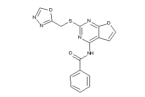 N-[2-(1,3,4-oxadiazol-2-ylmethylthio)furo[2,3-d]pyrimidin-4-yl]benzamide