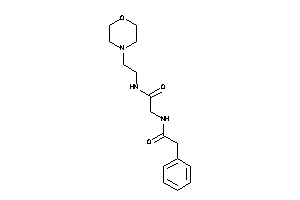 N-(2-morpholinoethyl)-2-[(2-phenylacetyl)amino]acetamide