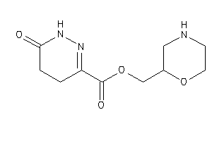 6-keto-4,5-dihydro-1H-pyridazine-3-carboxylic Acid Morpholin-2-ylmethyl Ester