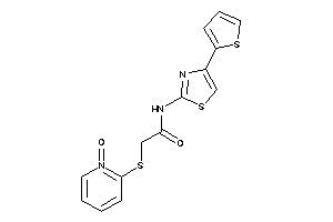 2-[(1-keto-2-pyridyl)thio]-N-[4-(2-thienyl)thiazol-2-yl]acetamide