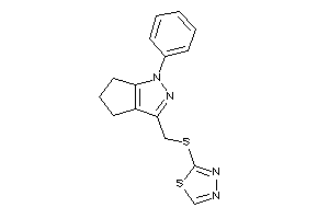 2-[(1-phenyl-5,6-dihydro-4H-cyclopenta[c]pyrazol-3-yl)methylthio]-1,3,4-thiadiazole