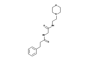 N-[2-keto-2-(2-morpholinoethylamino)ethyl]-3-phenyl-propionamide