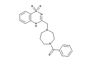 [4-[(1,1-diketo-4H-benzo[e][1,2,4]thiadiazin-3-yl)methyl]-1,4-diazepan-1-yl]-phenyl-methanone