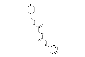 N-(2-morpholinoethyl)-2-[(2-phenoxyacetyl)amino]acetamide