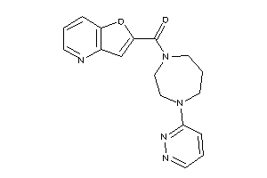 Furo[3,2-b]pyridin-2-yl-(4-pyridazin-3-yl-1,4-diazepan-1-yl)methanone