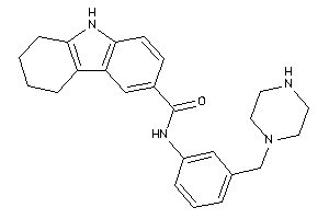 N-[3-(piperazinomethyl)phenyl]-6,7,8,9-tetrahydro-5H-carbazole-3-carboxamide