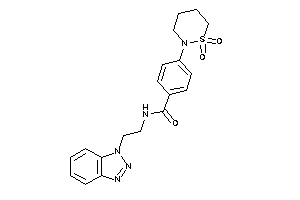 N-[2-(benzotriazol-1-yl)ethyl]-4-(1,1-diketothiazinan-2-yl)benzamide