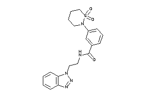 N-[2-(benzotriazol-1-yl)ethyl]-3-(1,1-diketothiazinan-2-yl)benzamide