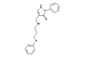 4-[(3-phenoxypropylamino)methyl]-2-phenyl-3-pyrazolin-3-one