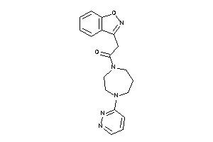 2-indoxazen-3-yl-1-(4-pyridazin-3-yl-1,4-diazepan-1-yl)ethanone