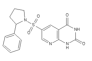 6-(2-phenylpyrrolidino)sulfonyl-1H-pyrido[2,3-d]pyrimidine-2,4-quinone