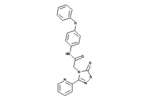 2-[5-keto-3-(2-pyridyl)-1,2,4-oxadiazol-4-yl]-N-(4-phenoxyphenyl)acetamide